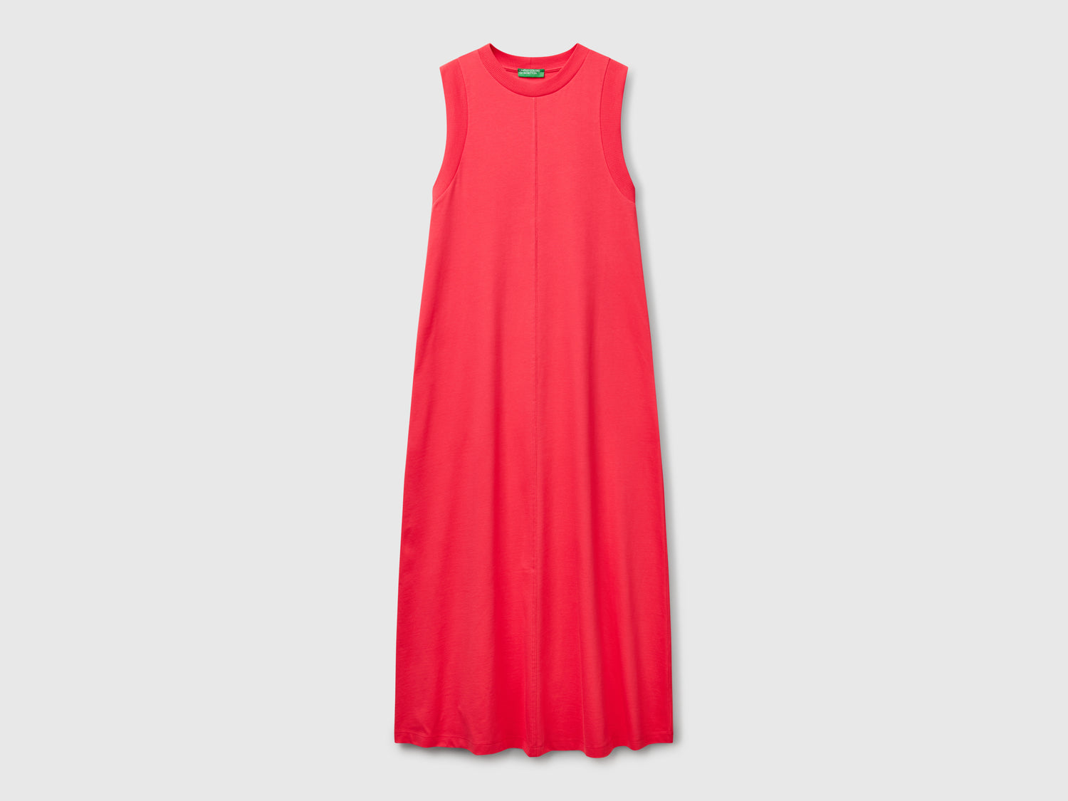 Abito smanicato in puro cotone da donna ciclamino | Benetton Outlet