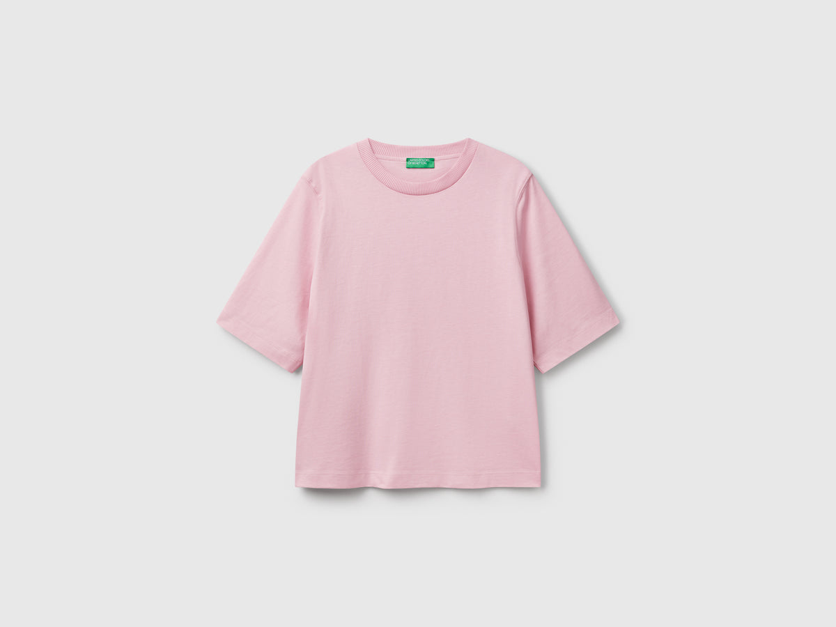T-shirt boxy fit 100% cotone