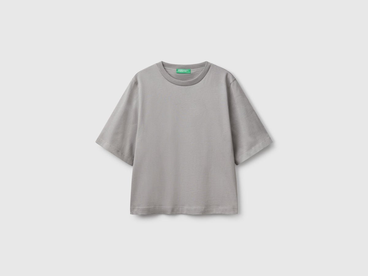 T-shirt boxy fit 100% cotone