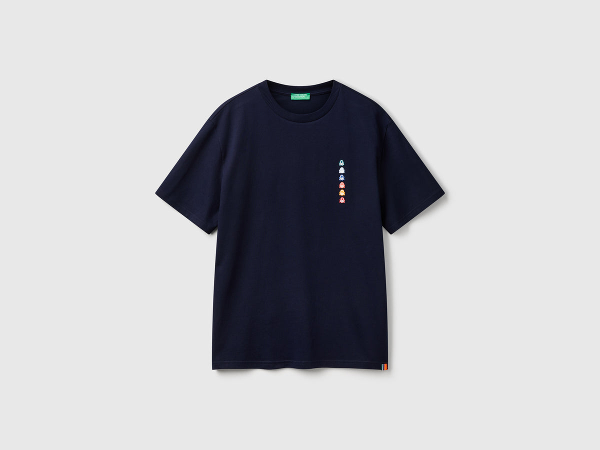 T-shirt over fit con patch