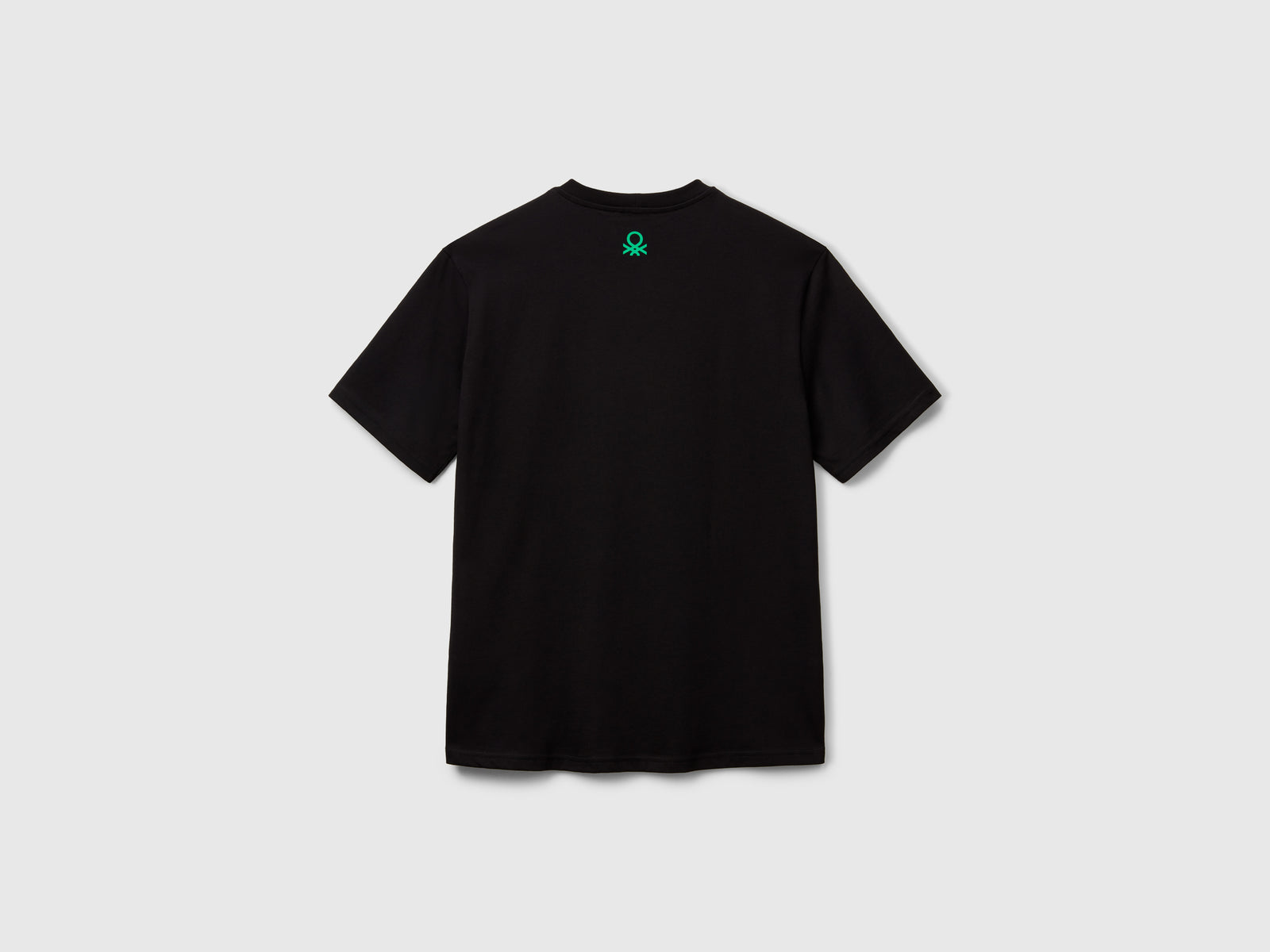 Maglietta con grafica da uomo nero 2 | Benetton Outlet