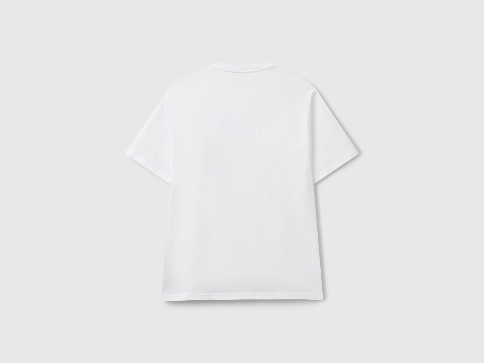 T-shirt con stampa fotografica da uomo bianco 2 | Benetton Outlet