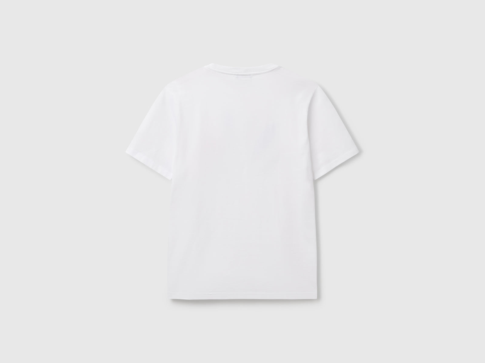 T-shirt con stampa fotografica da uomo bianco 2 | Benetton Outlet