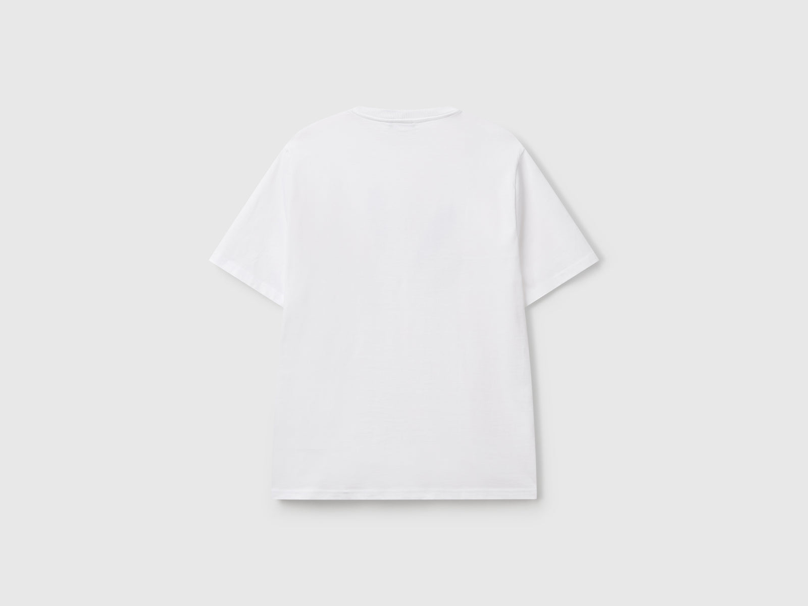 T-shirt con stampa fotografica da uomo bianco 2 | Benetton Outlet