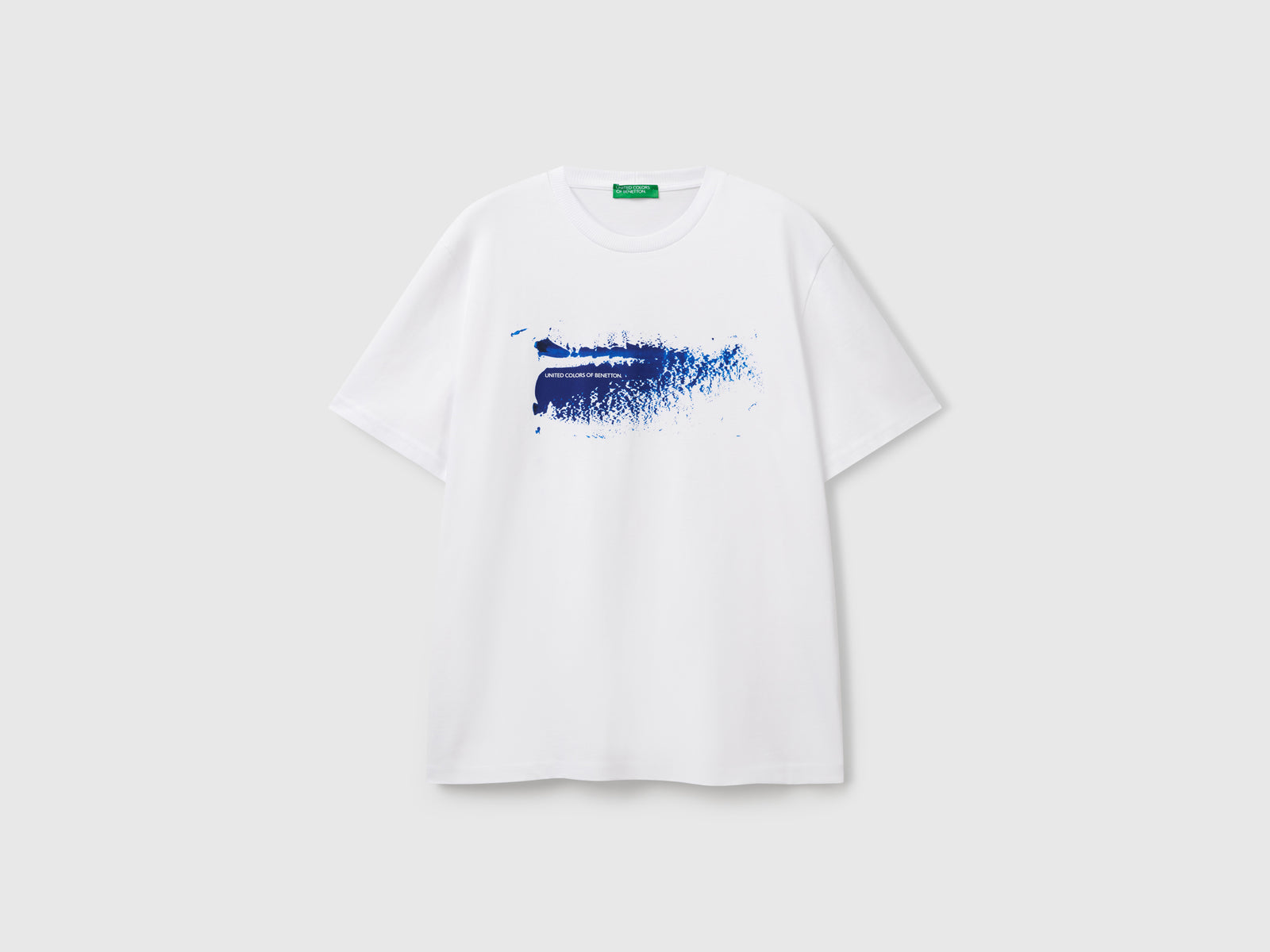 T-shirt con stampa fotografica da uomo bianco | Benetton Outlet