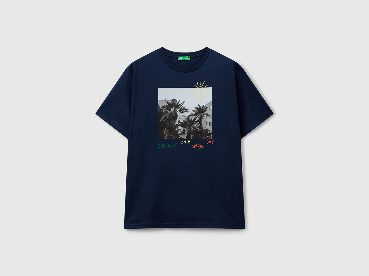 T-shirt con stampa fotografica