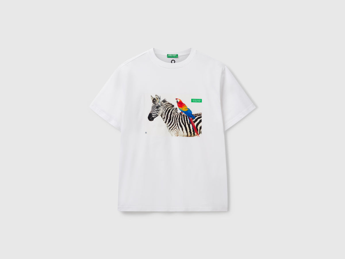 T-shirt con stampa fotografica Oliviero Toscani