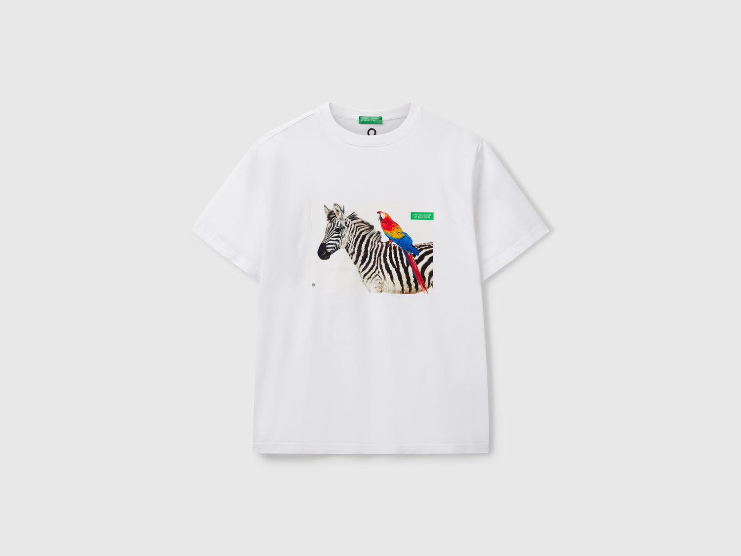 T-shirt con stampa fotografica Oliviero Toscani da uomo bianco | Benetton Outlet