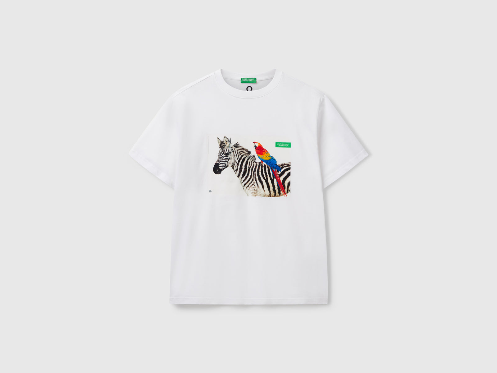 T-shirt con stampa fotografica Oliviero Toscani da uomo bianco | Benetton Outlet