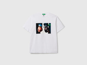 T-shirt con stampa fotografica Oliviero Toscani