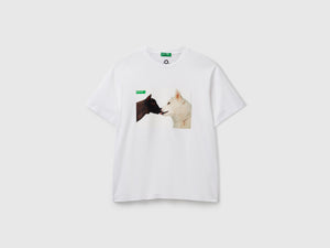 T-shirt con stampa fotografica Oliviero Toscani