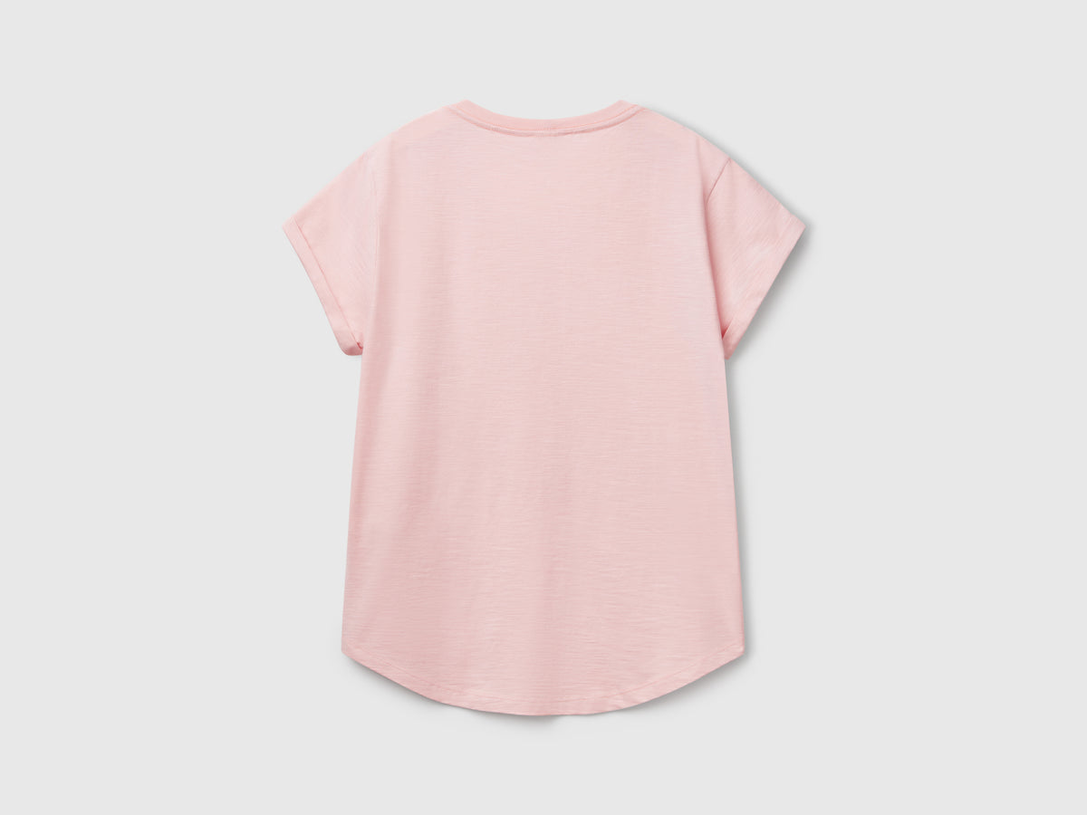 T-shirt manica corta in cotone leggero