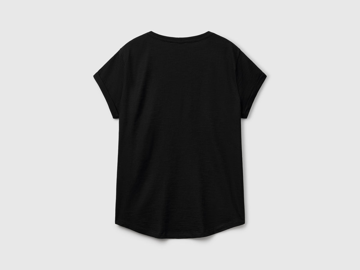 T-shirt manica corta in cotone leggero