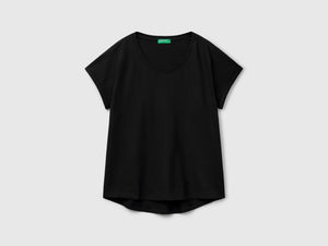 T-shirt manica corta in cotone leggero