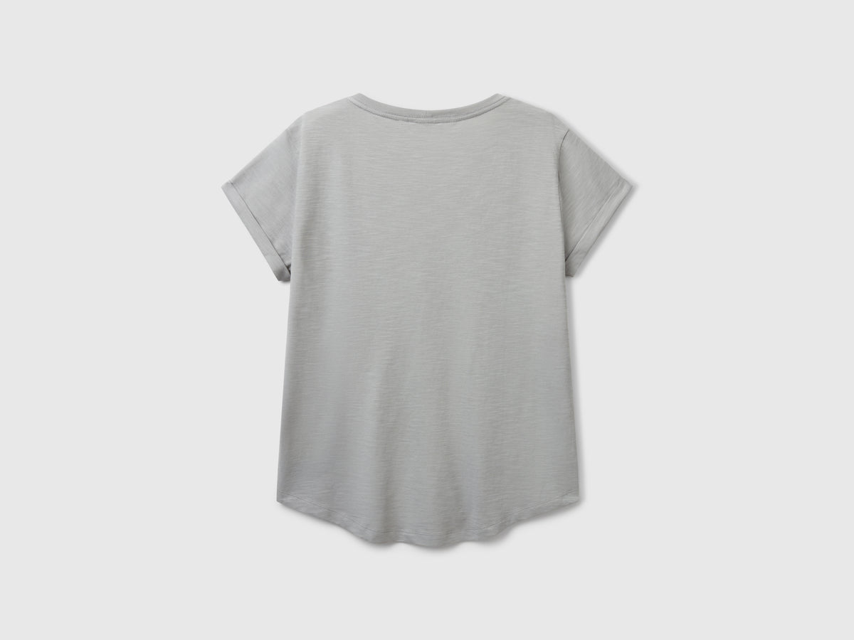 T-shirt manica corta in cotone leggero