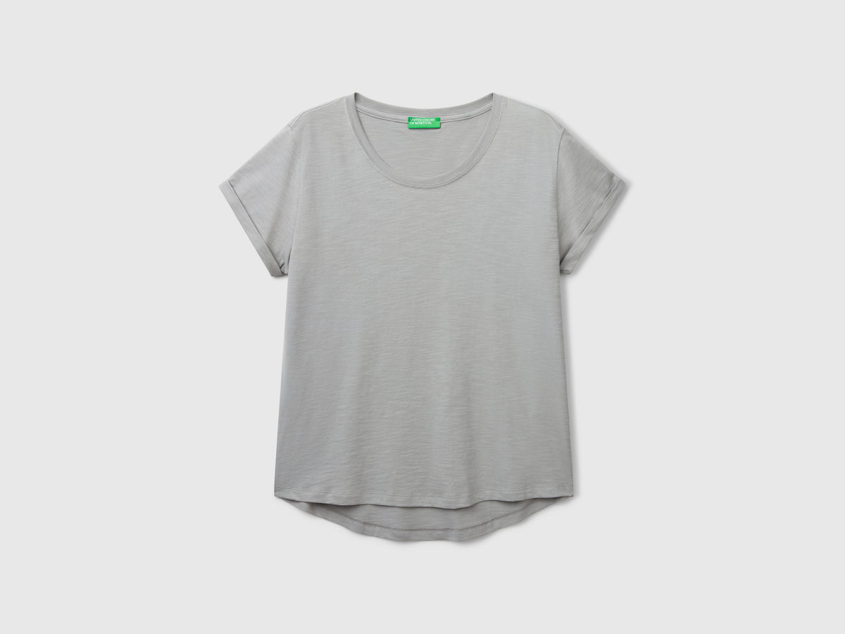T-shirt manica corta in cotone leggero