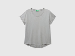 T-shirt manica corta in cotone leggero