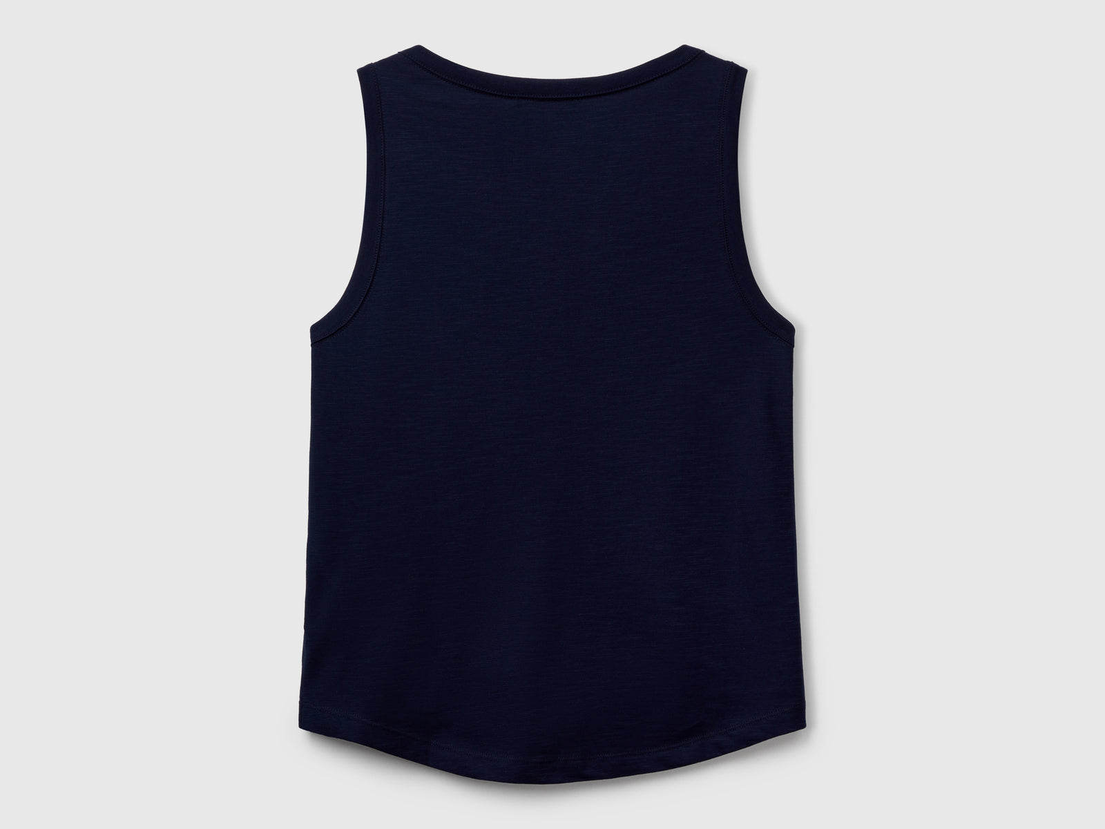 Canotta in cotone leggero da donna blu scuro 2 | Benetton Outlet