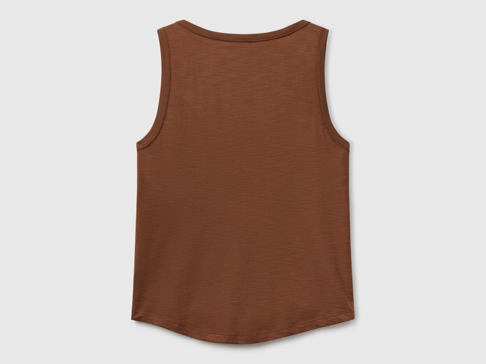 Canotta in cotone leggero da donna marrone 2 | Benetton Outlet