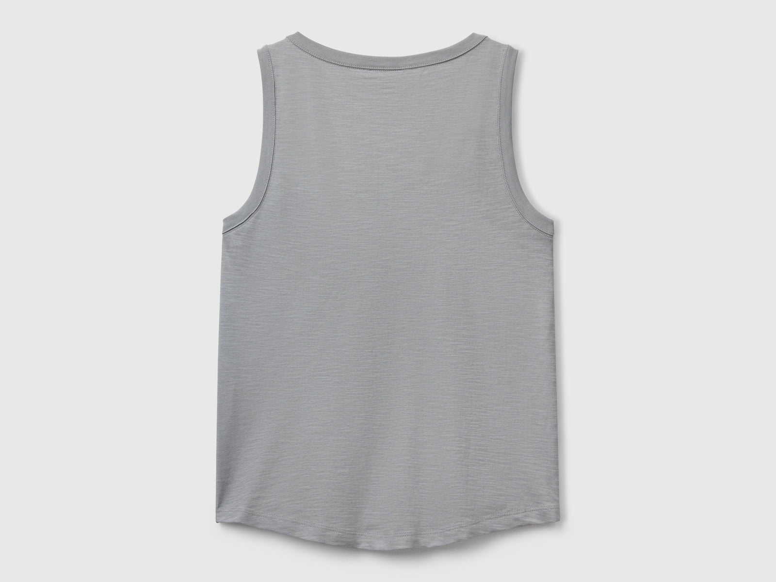 Canotta in cotone leggero da donna grigio 2 | Benetton Outlet