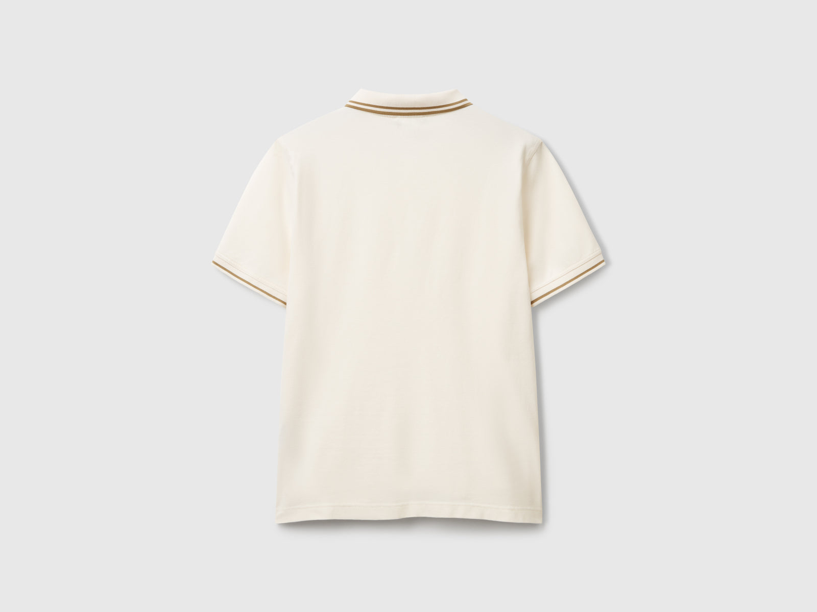 Polo slim fit panna da uomo bianco panna 2 | Benetton Outlet