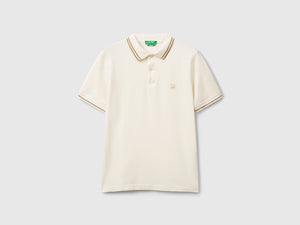 Polo slim fit panna