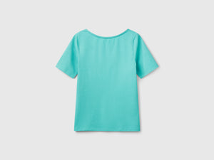 T-shirt slim fit reversibile