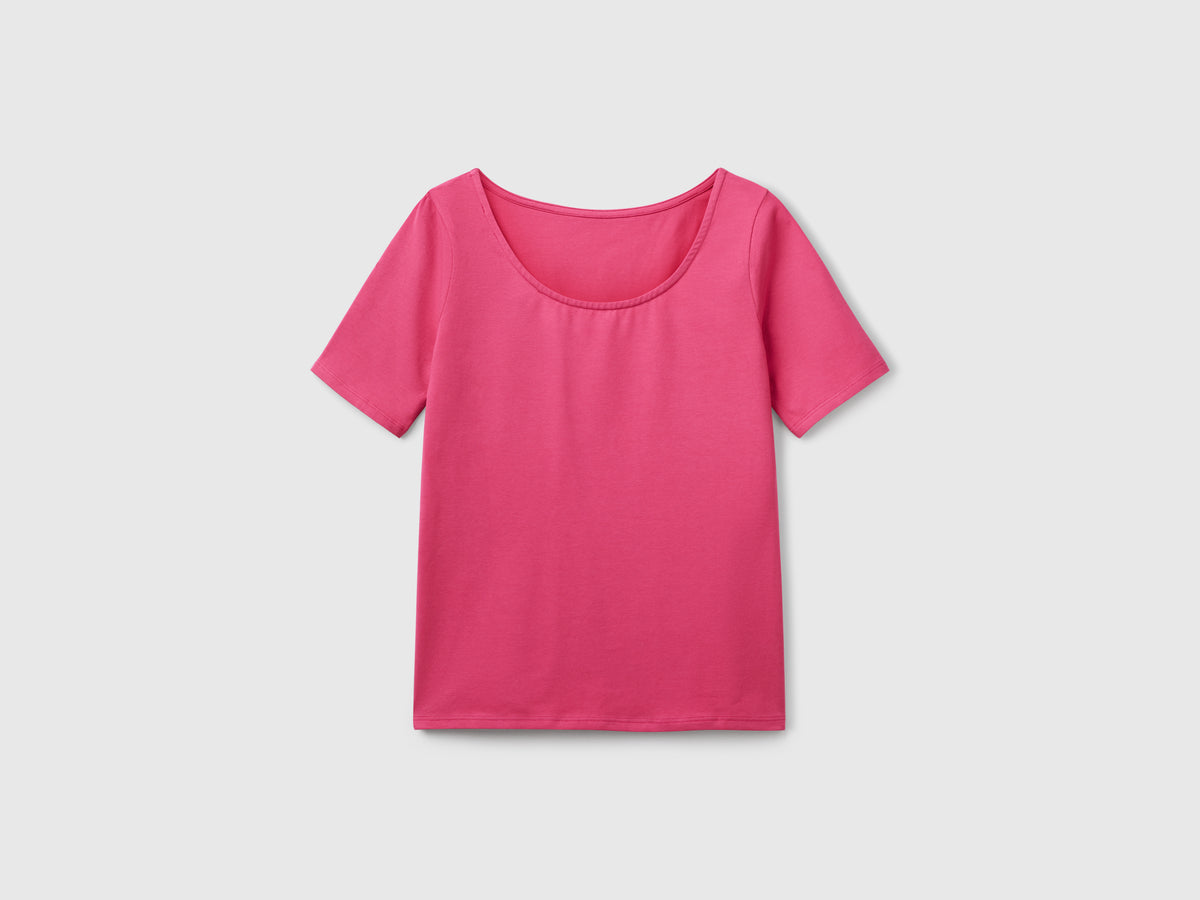 T-shirt slim fit reversibile