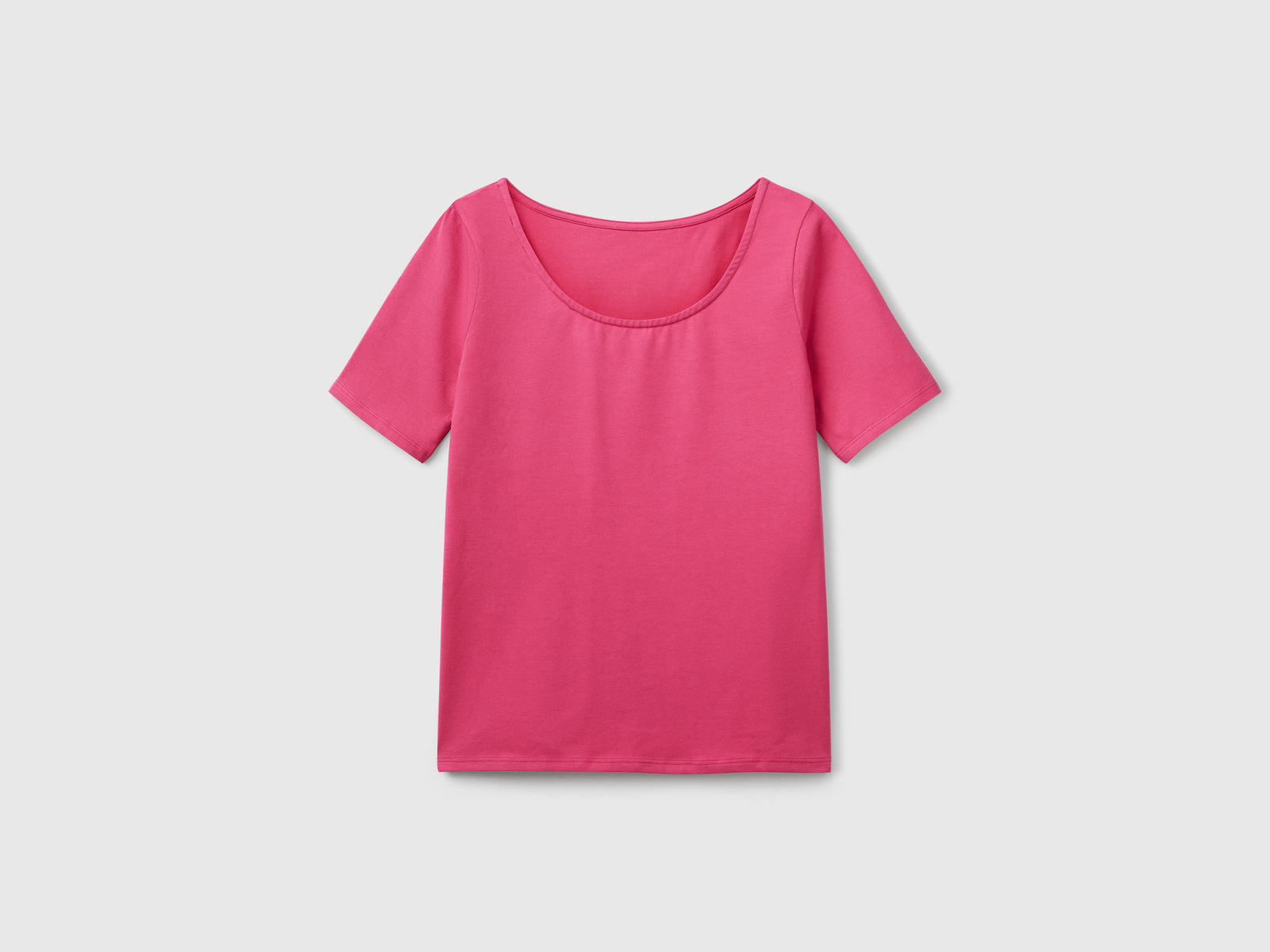T-shirt slim fit reversibile da donna fragola 2 | Benetton Outlet