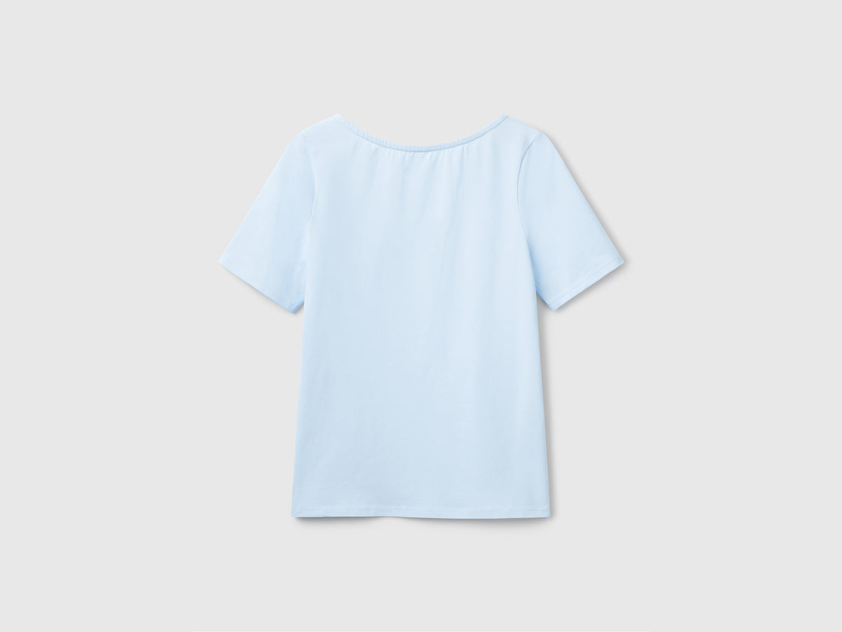 T-shirt slim fit reversibile