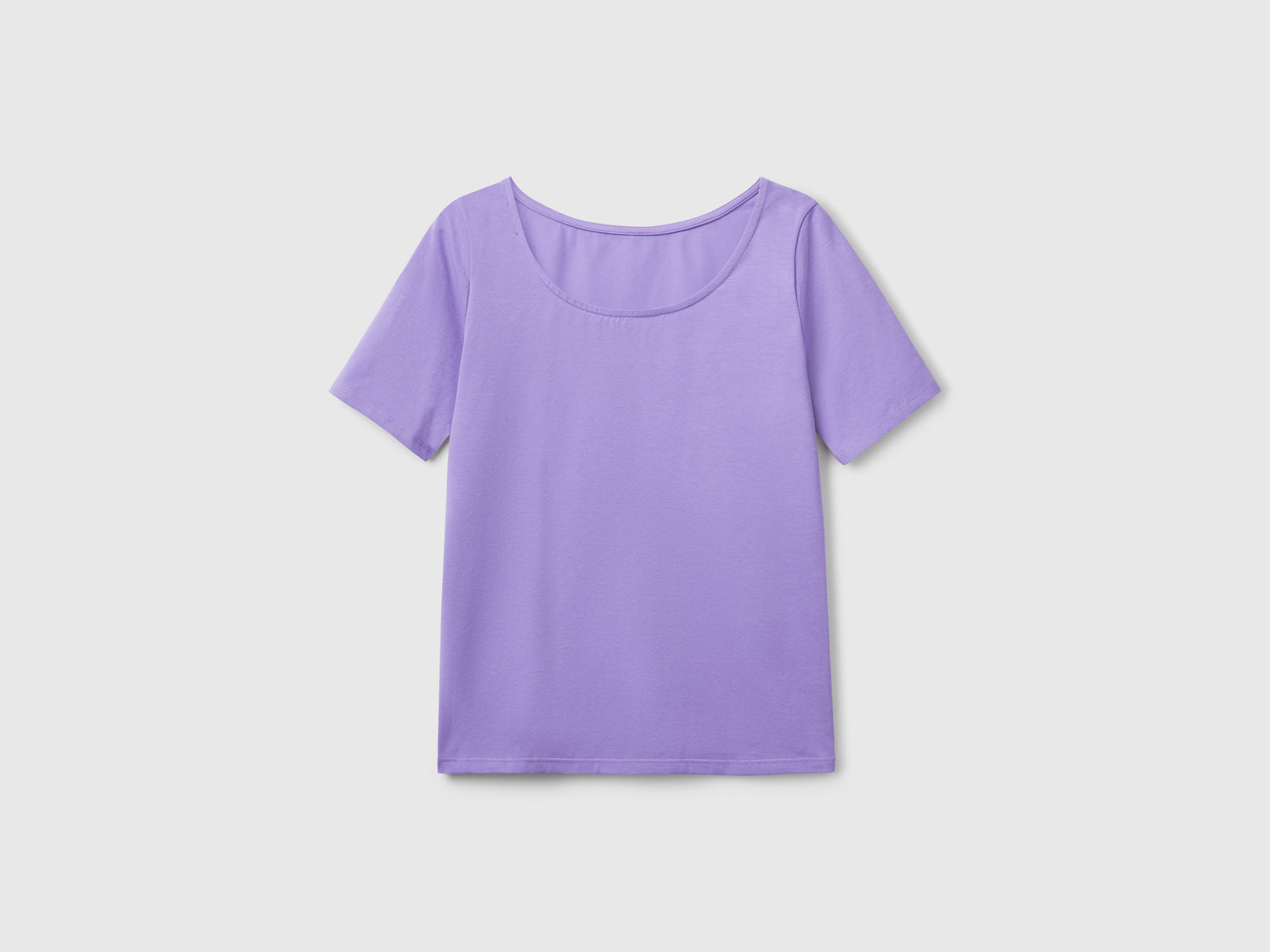 T-shirt slim fit reversibile da donna pervinca 2 | Benetton Outlet