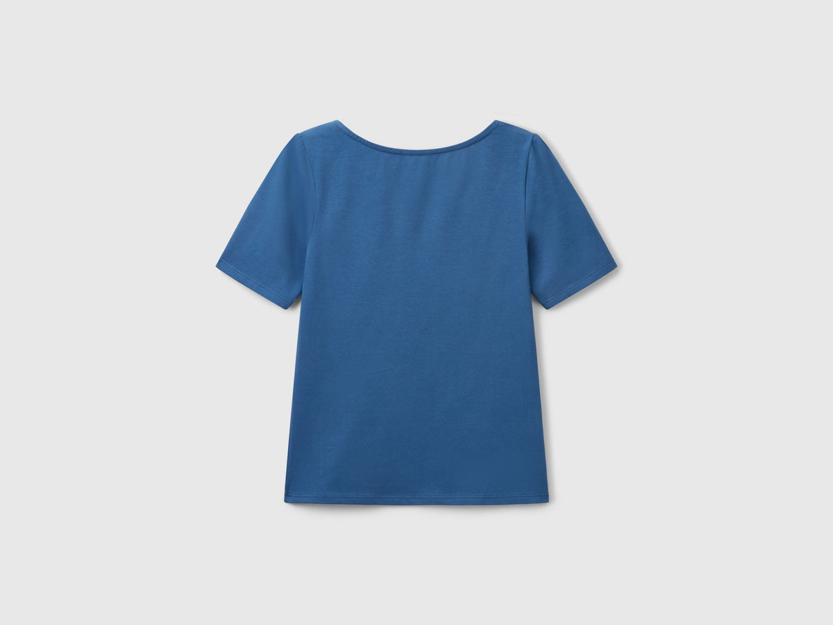 T-shirt slim fit reversibile