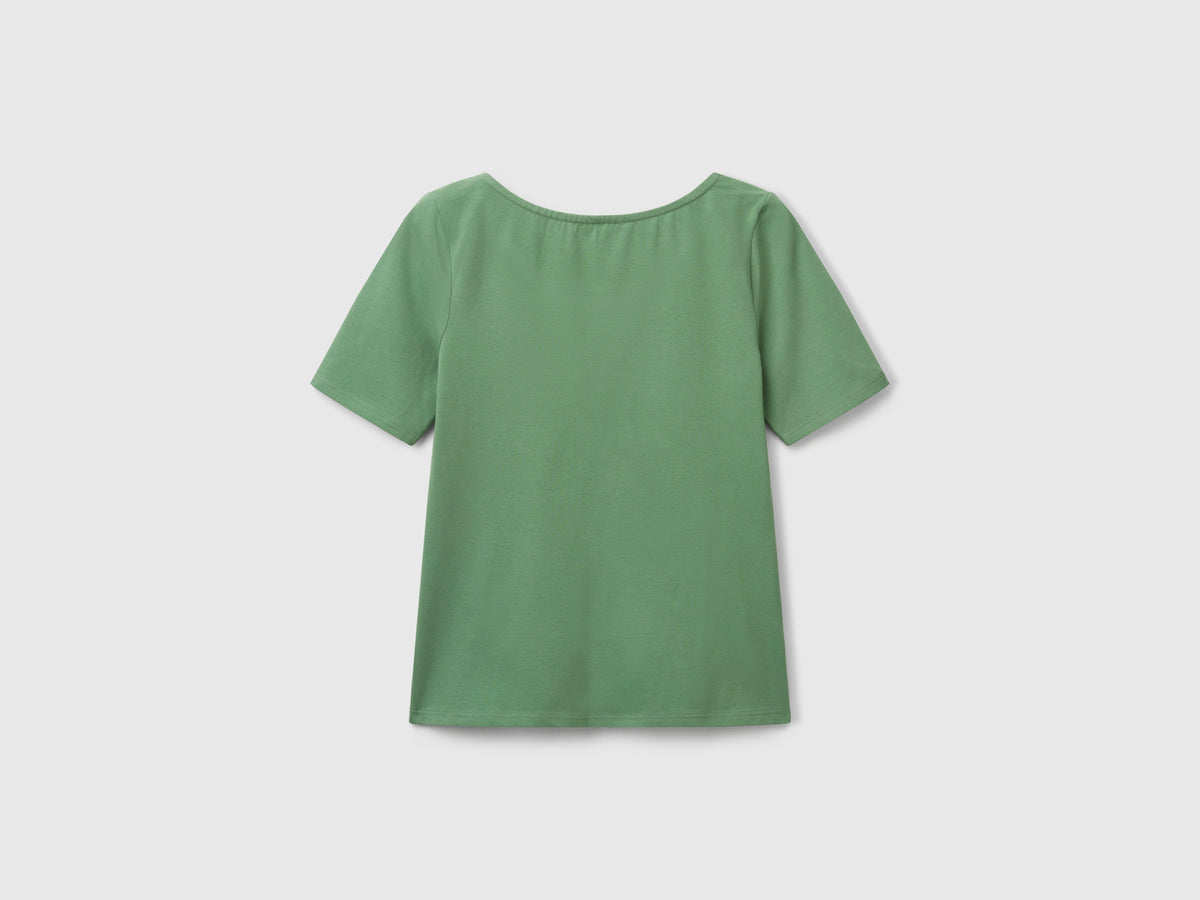 T-shirt slim fit reversibile