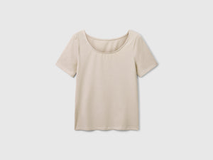 T-shirt slim fit reversibile