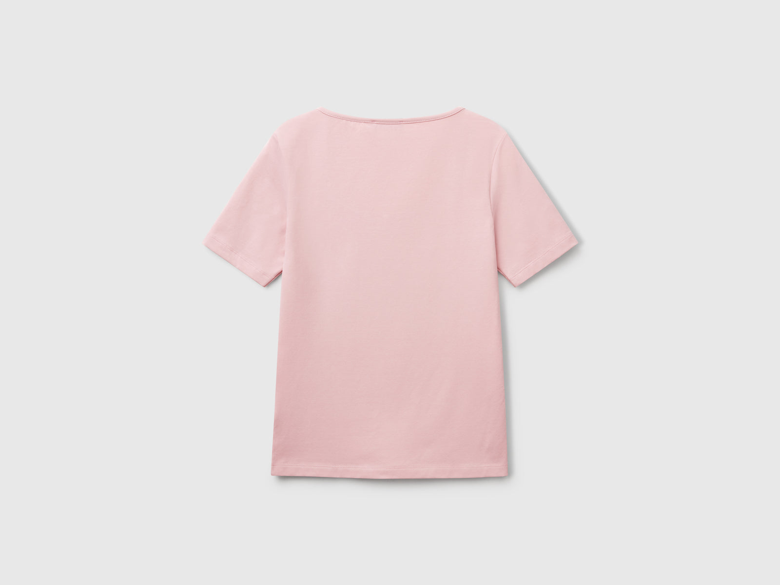 T-shirt slim fit da donna rosa 2 | Benetton Outlet