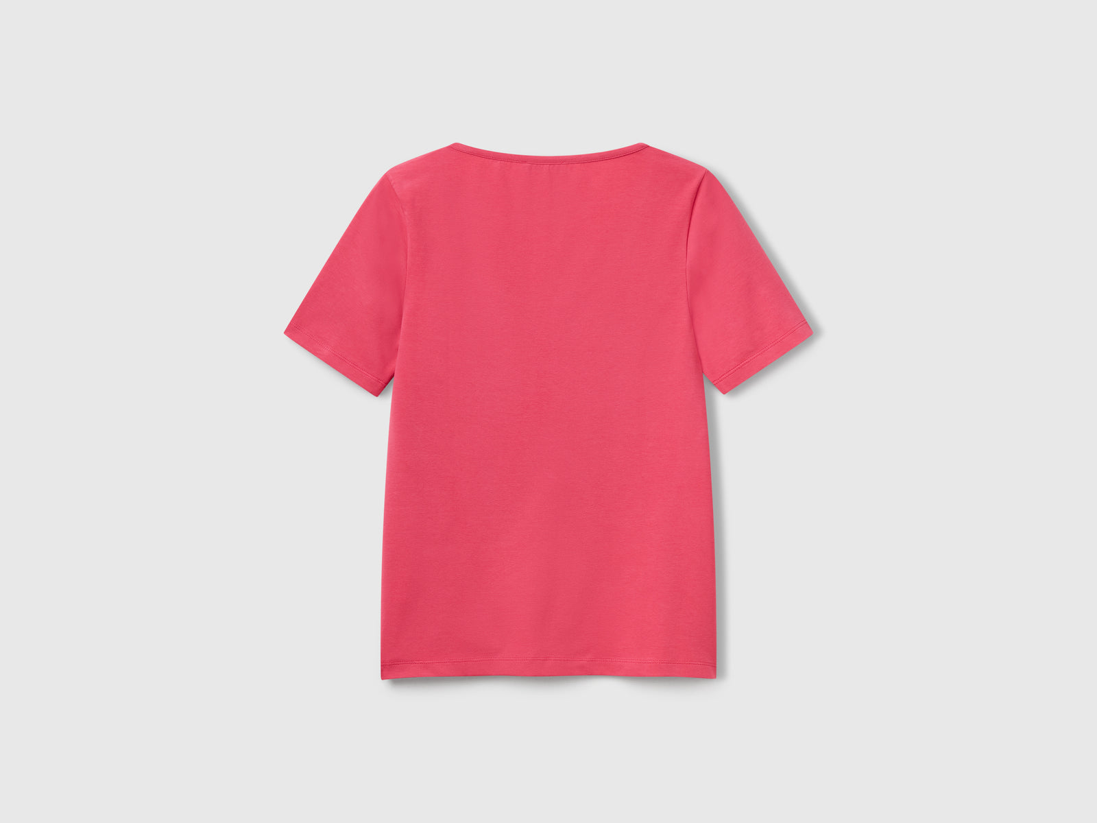 T-shirt slim fit da donna fragola 2 | Benetton Outlet