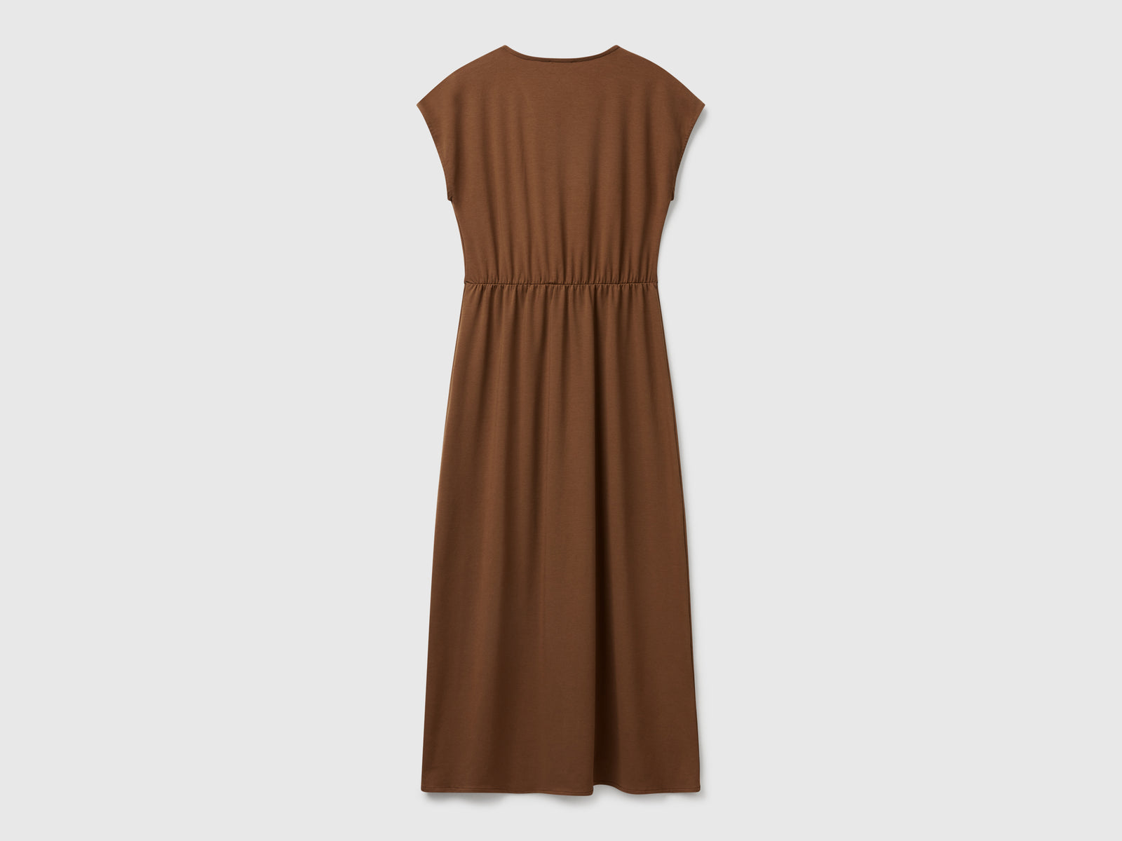 Vestito in cotone stretch da donna marrone 2 | Benetton Outlet
