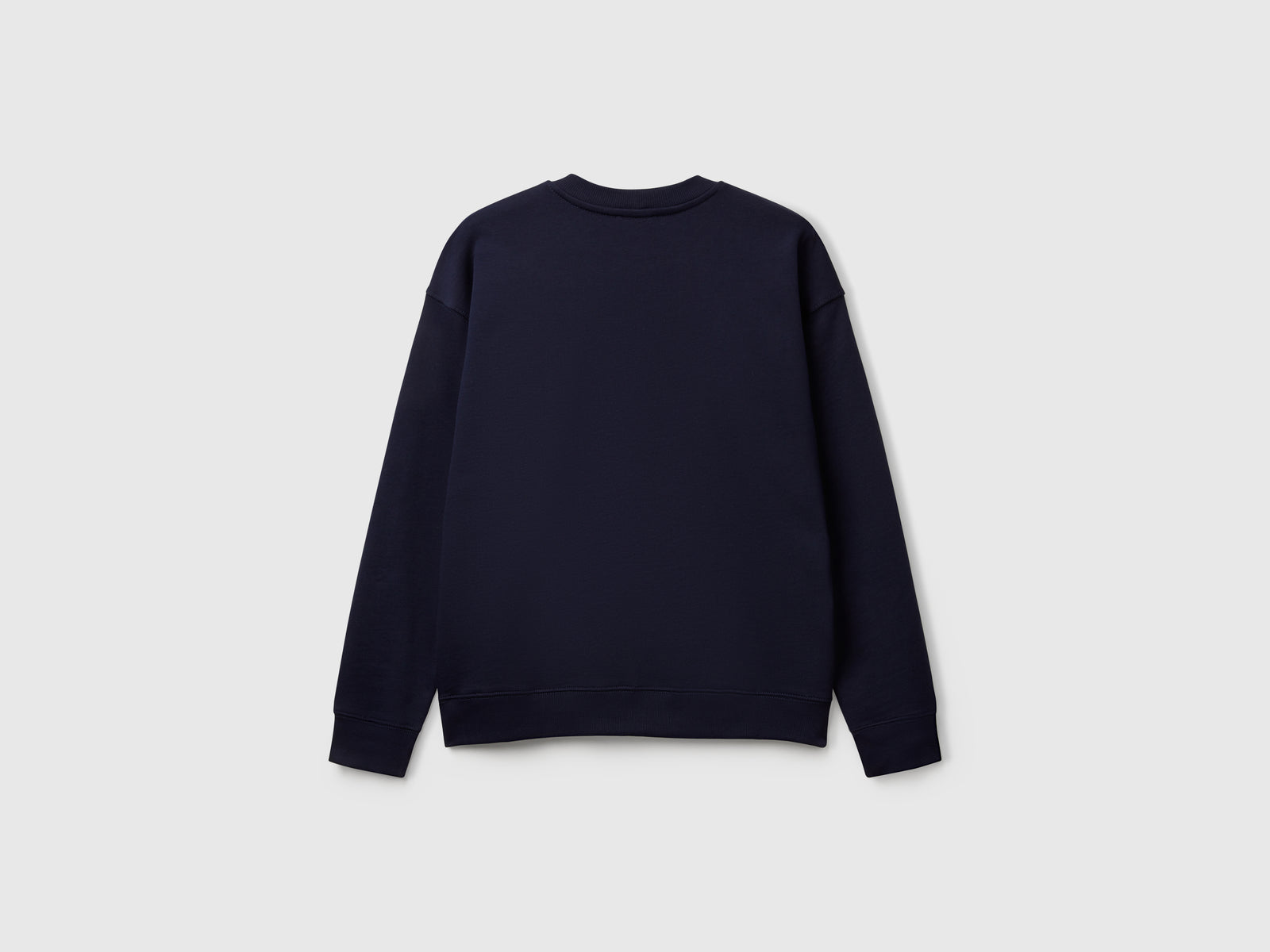 Calda felpa con logo ricamato da uomo blu scuro 2 | Benetton Outlet