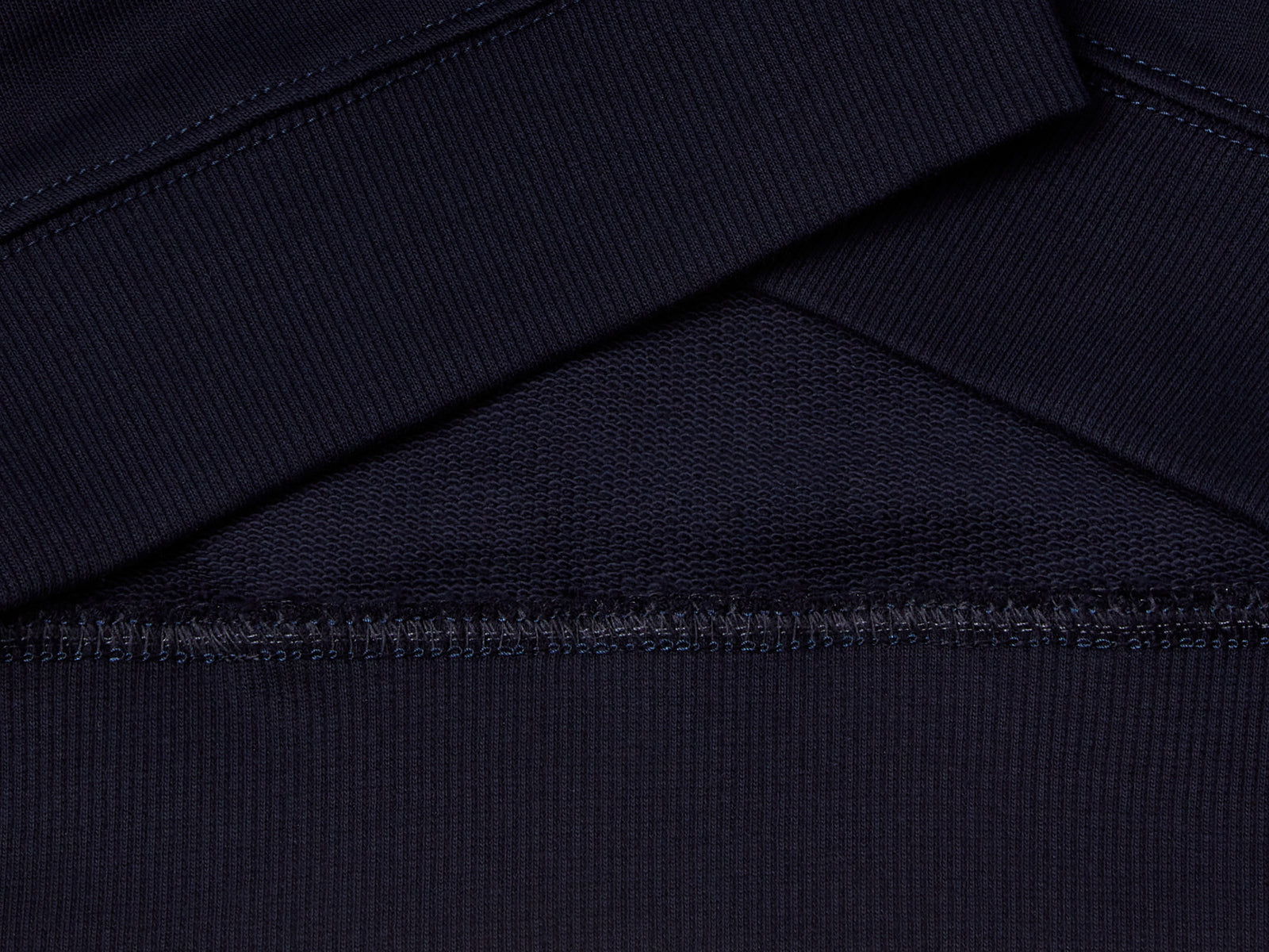 Calda felpa con logo ricamato da uomo blu scuro 3 | Benetton Outlet