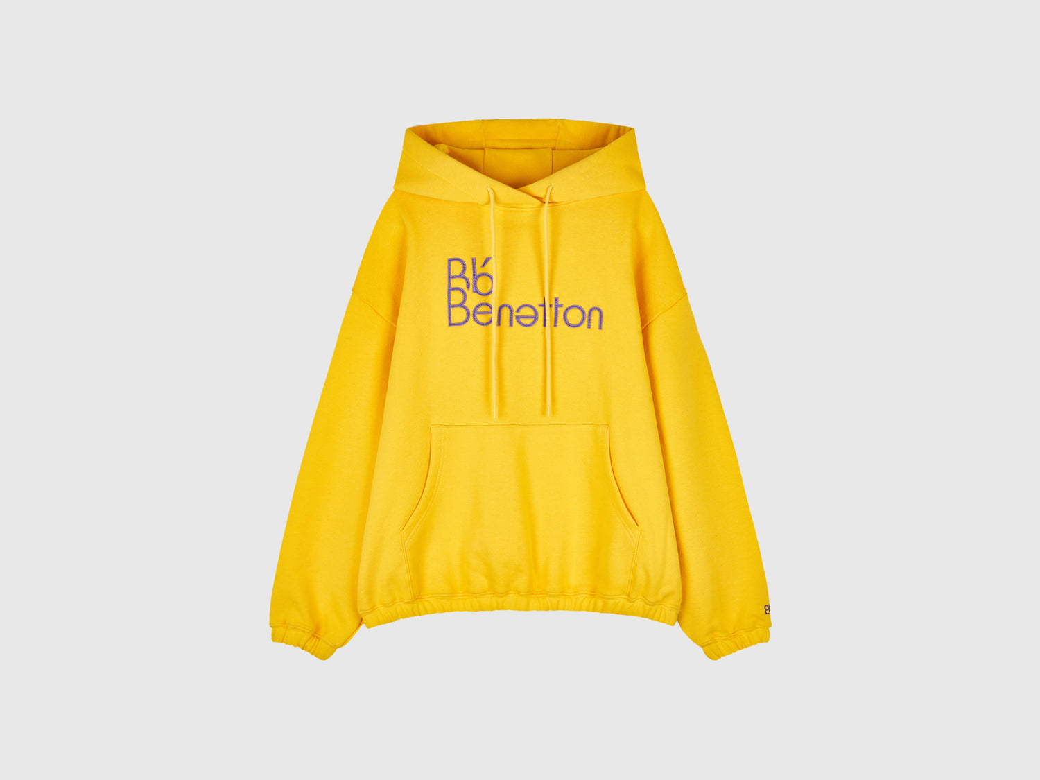 Felpa con tasca e cappuccio da donna giallo | Benetton Outlet