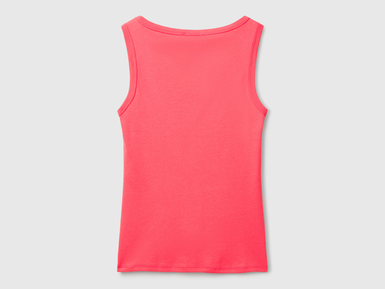 Canotta in puro cotone da donna fucsia 2 | Benetton Outlet