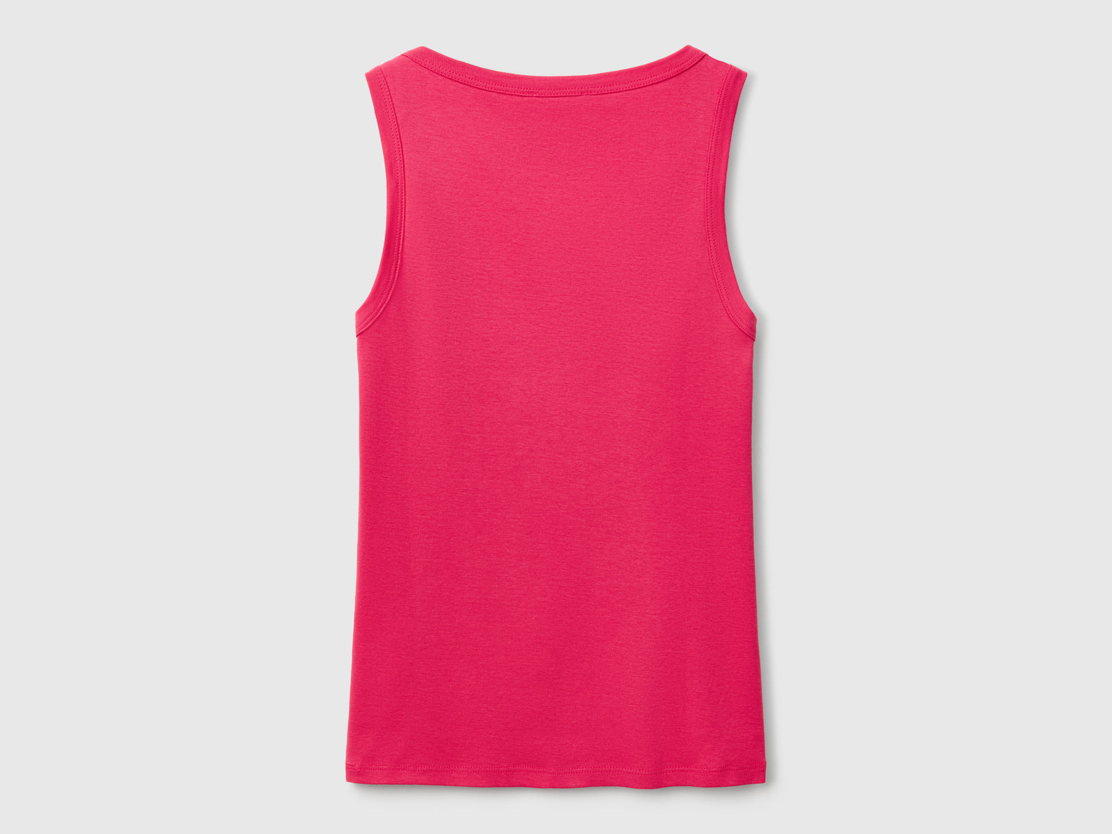Canotta magenta in puro cotone da donna fragola 2 | Benetton Outlet