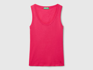 Canotta magenta in puro cotone