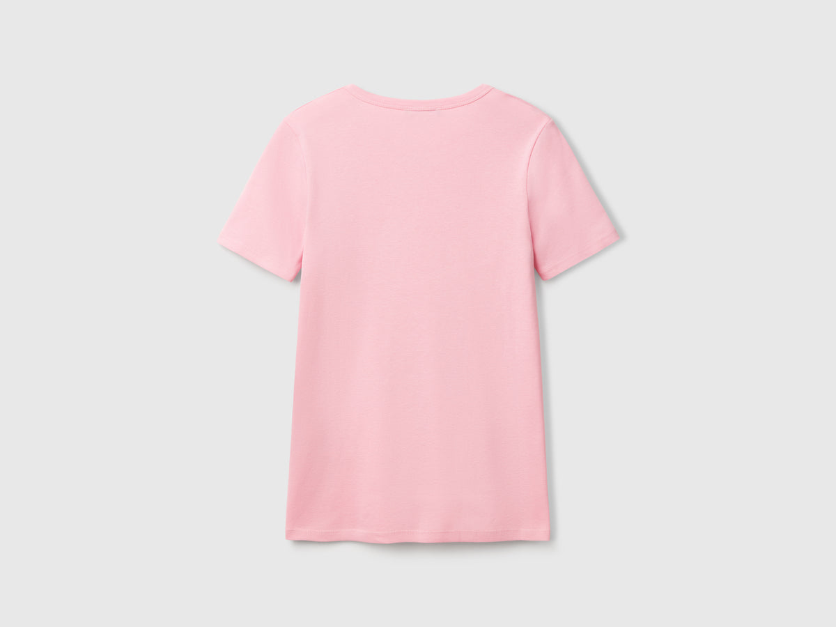 T-shirt in cotone a fibra lunga