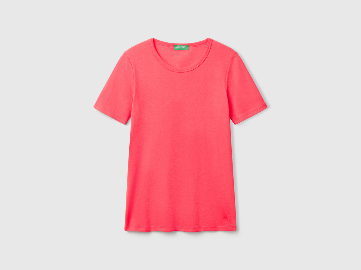 T-shirt in cotone a fibra lunga