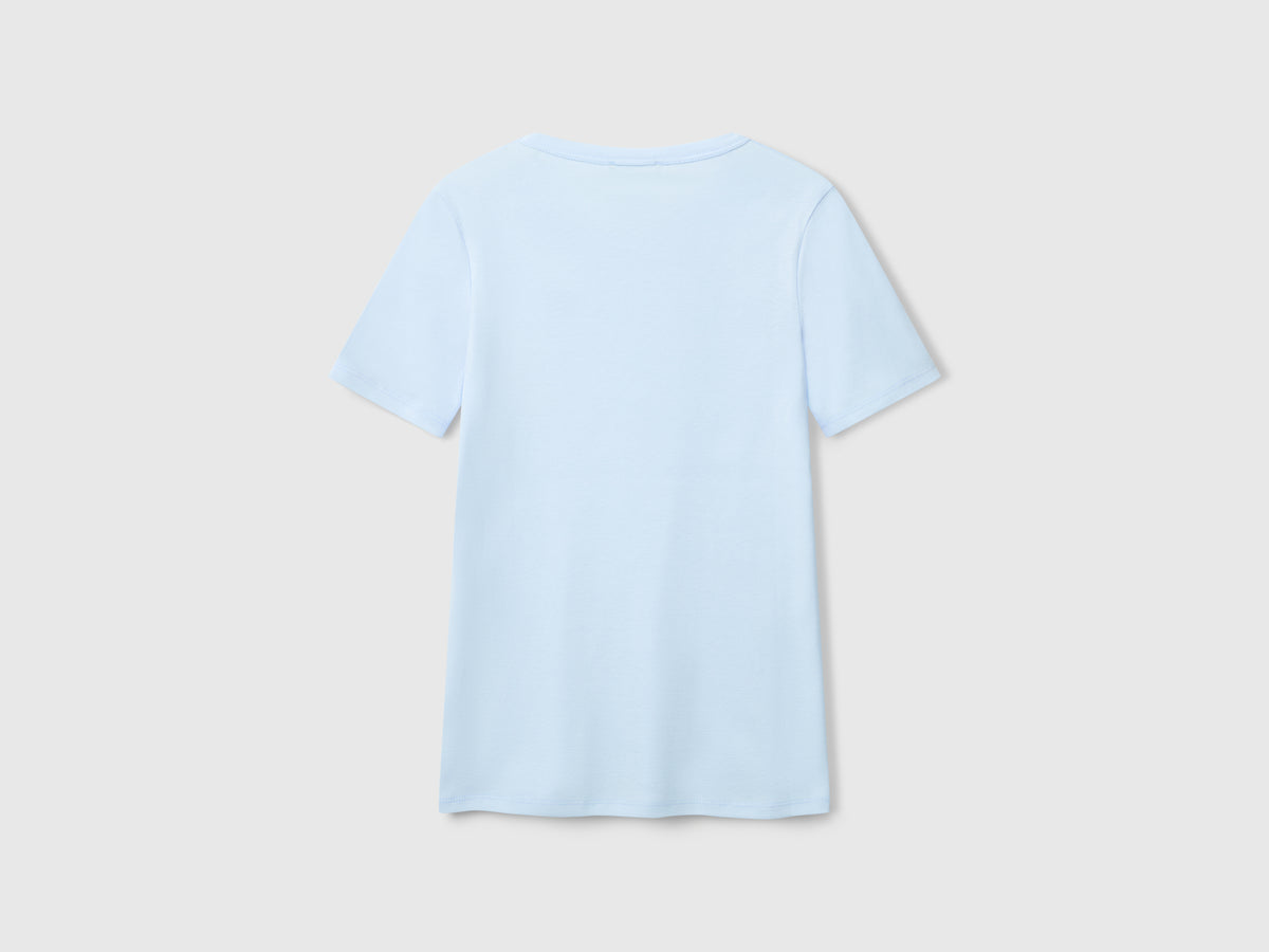 T-shirt in cotone a fibra lunga