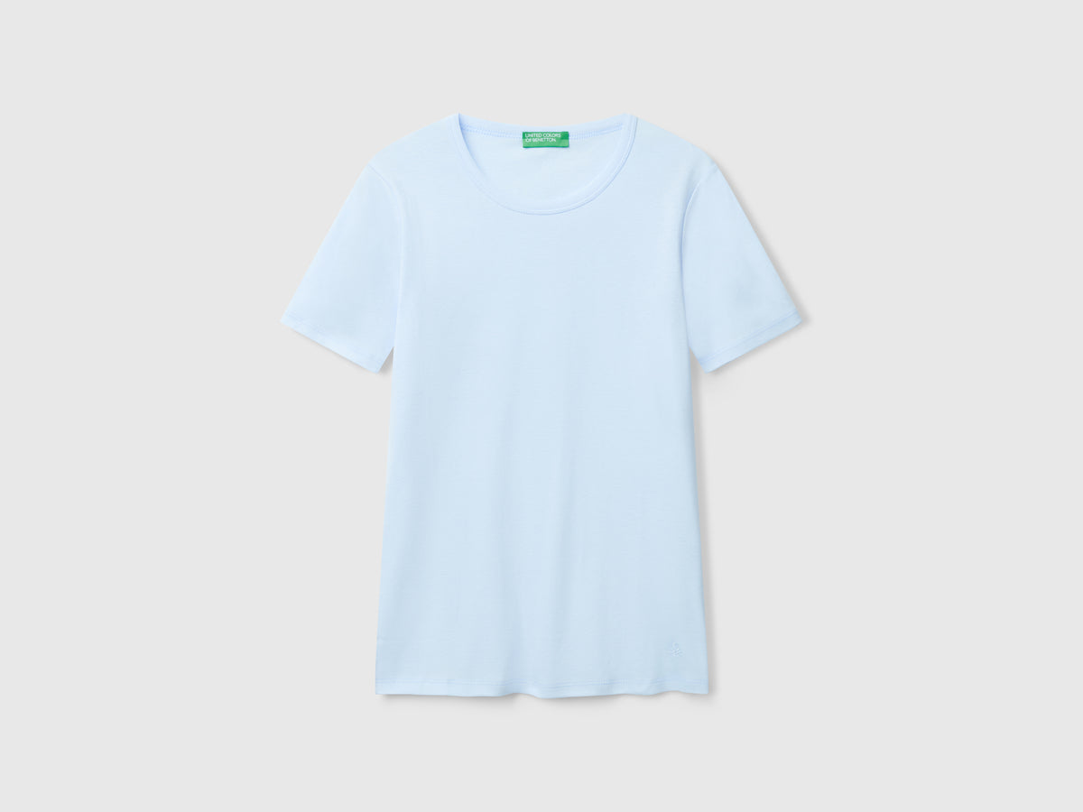 T-shirt in cotone a fibra lunga