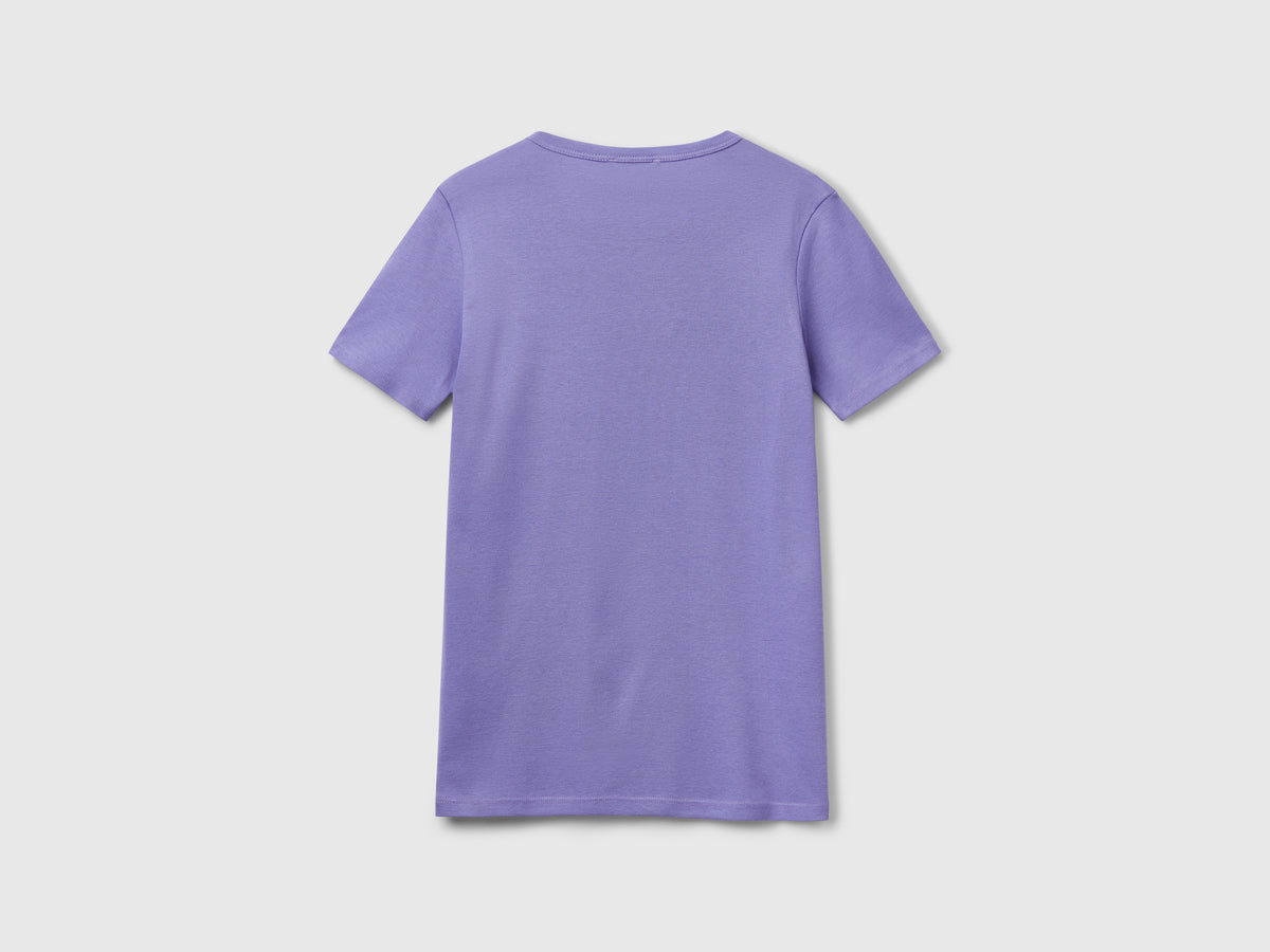 T-shirt in cotone a fibra lunga