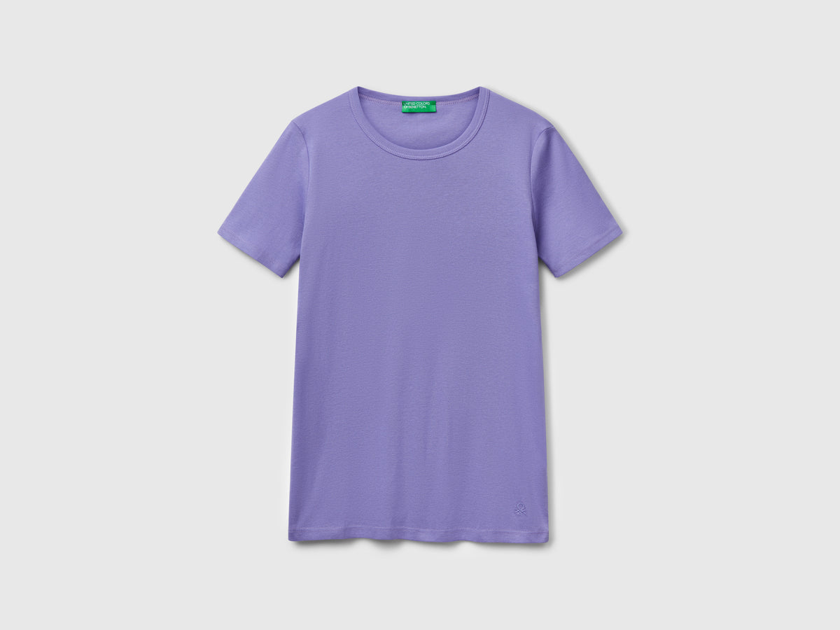 T-shirt in cotone a fibra lunga