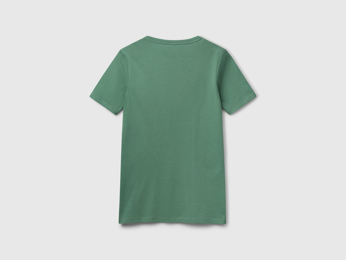 T-shirt in cotone a fibra lunga